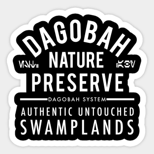 Dagobah Nature Preserve Sticker